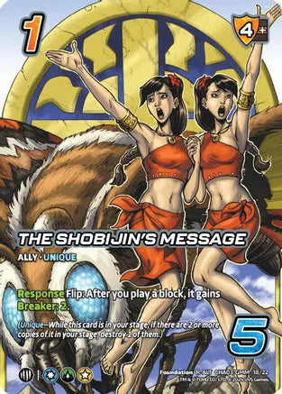 The Shobijin's Message (Alternate Art) - Challenger Series: Godzilla + Mothra | Red Riot Games CA