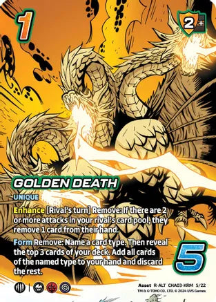 Golden Death (Alternate Art) - Challenger Series: Godzilla + Mothra | Red Riot Games CA