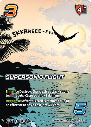 Supersonic Flight (Alternate Art) - Challenger Series: Godzilla + Mothra | Red Riot Games CA