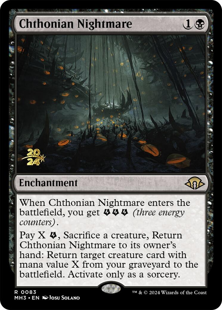 Chthonian Nightmare [Modern Horizons 3 Prerelease Promos] | Red Riot Games CA