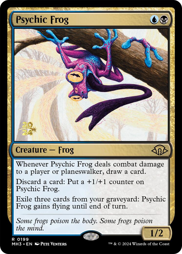 Psychic Frog [Modern Horizons 3 Prerelease Promos] | Red Riot Games CA
