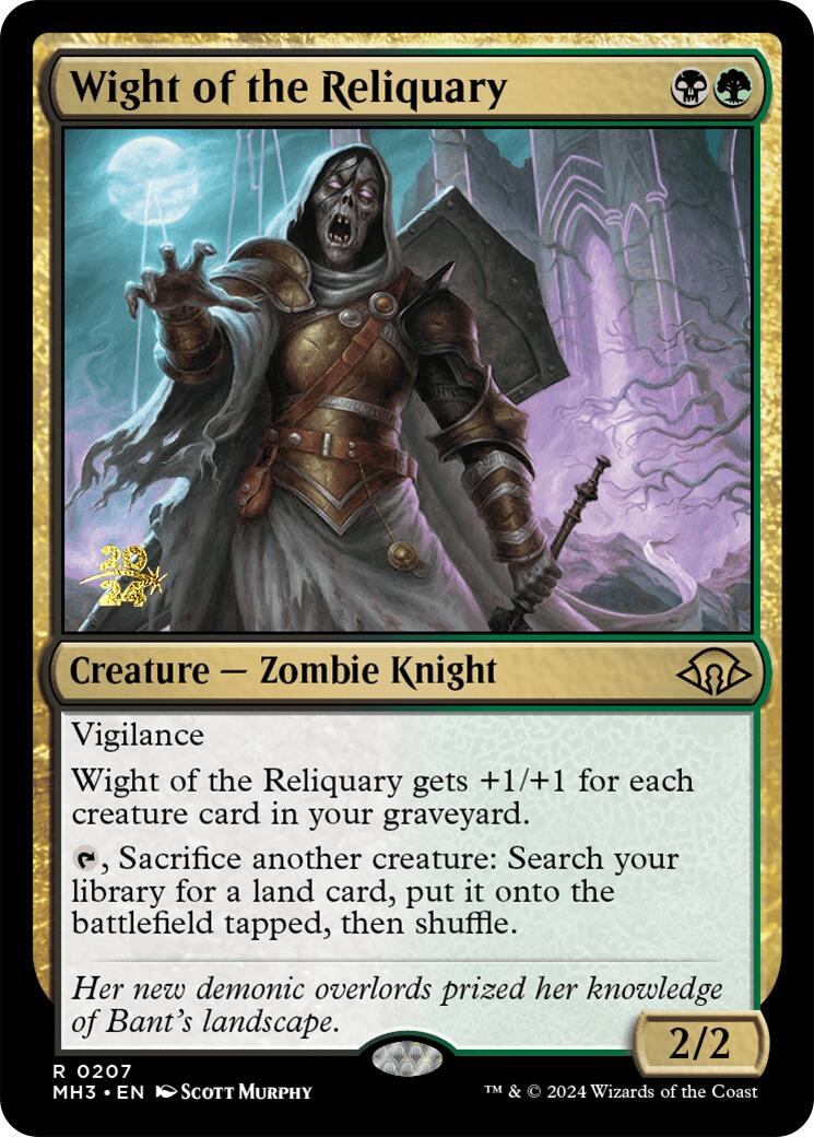 Wight of the Reliquary [Modern Horizons 3 Prerelease Promos] | Red Riot Games CA