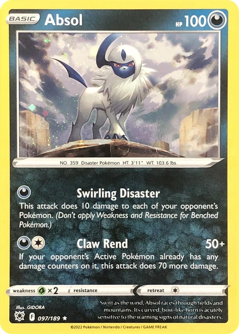 Absol (097/189) (Cosmos Holo) [Miscellaneous Cards] | Red Riot Games CA