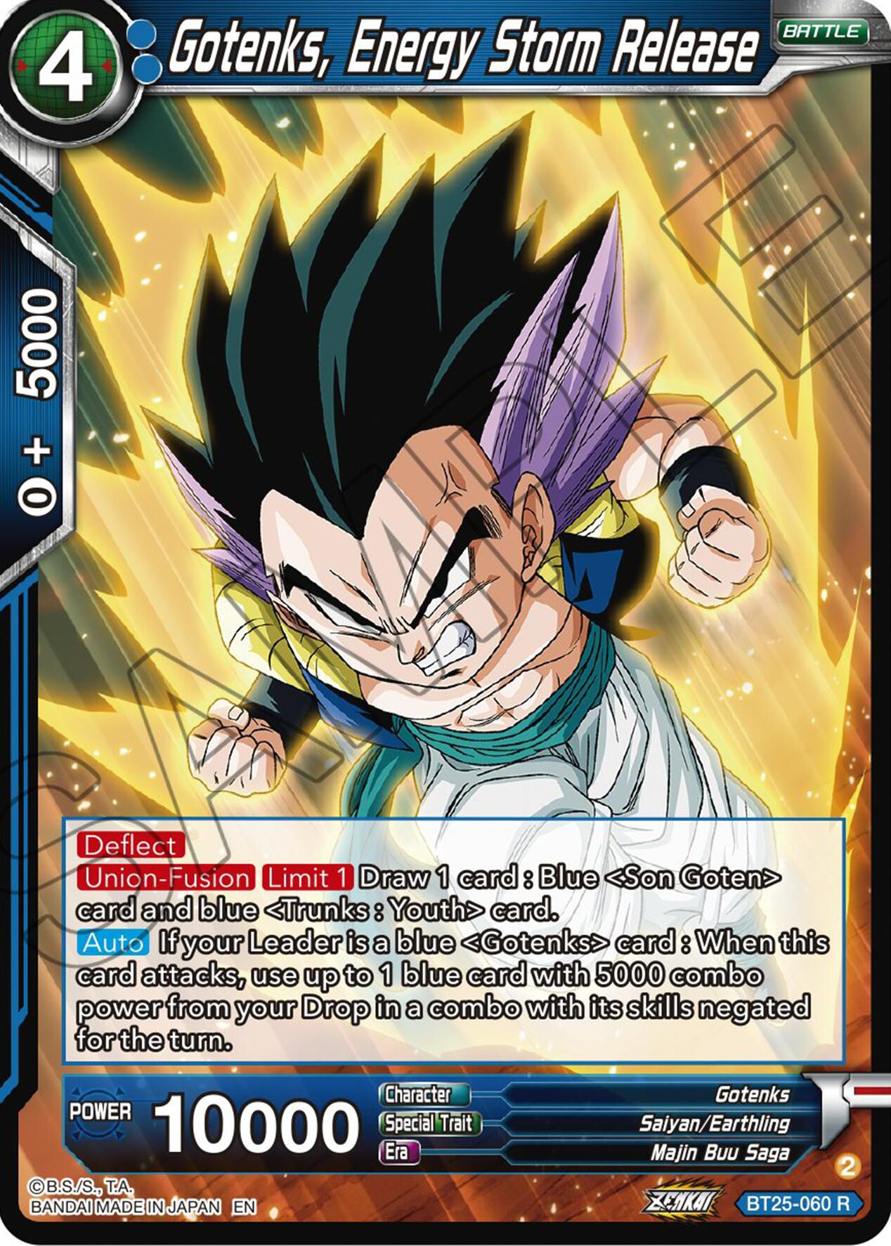 Gotenks, Energy Storm Release (BT25-060) [Legend of the Dragon Balls] | Red Riot Games CA