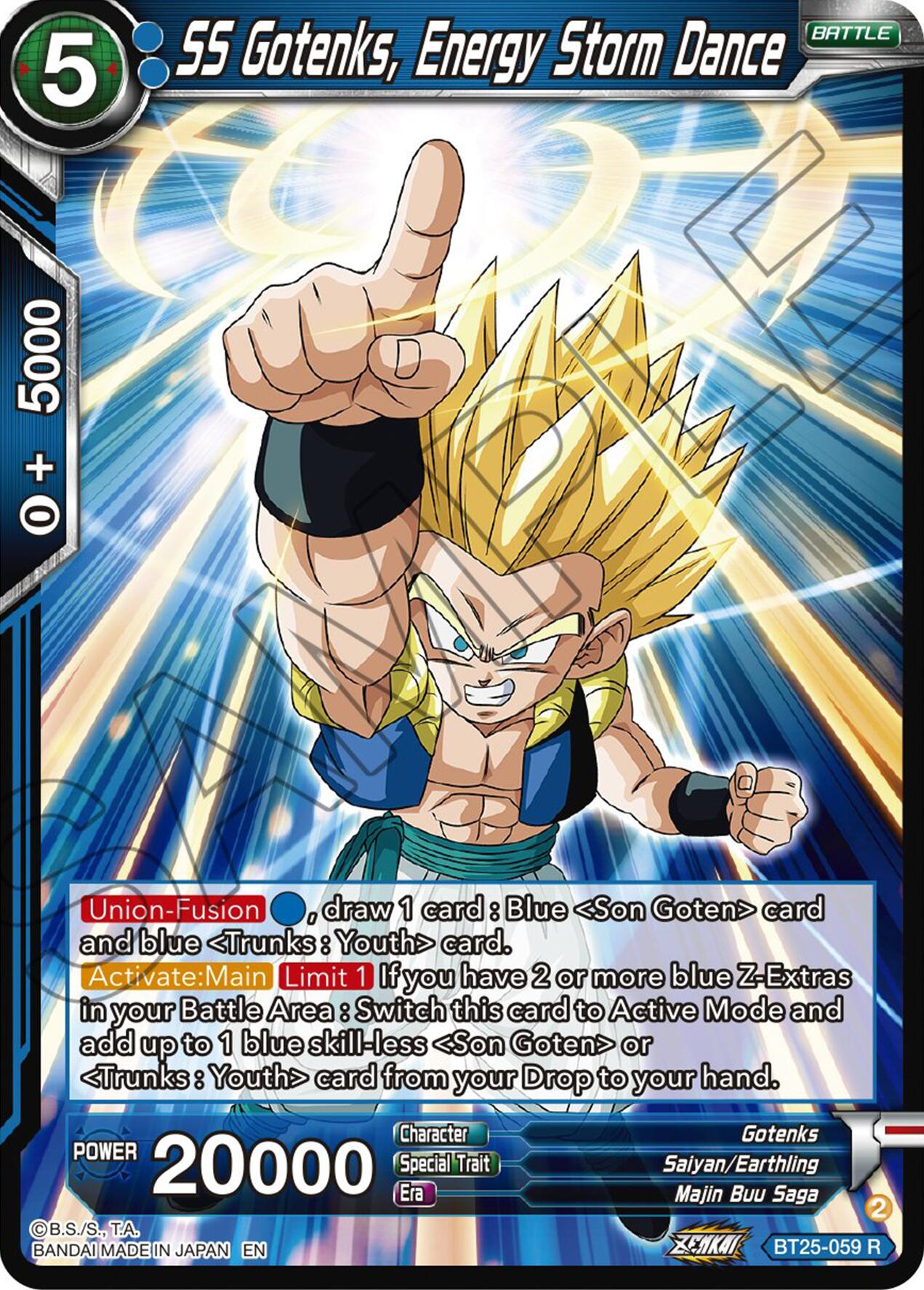 SS Gotenks, Energy Storm Dance (BT25-059) [Legend of the Dragon Balls] | Red Riot Games CA