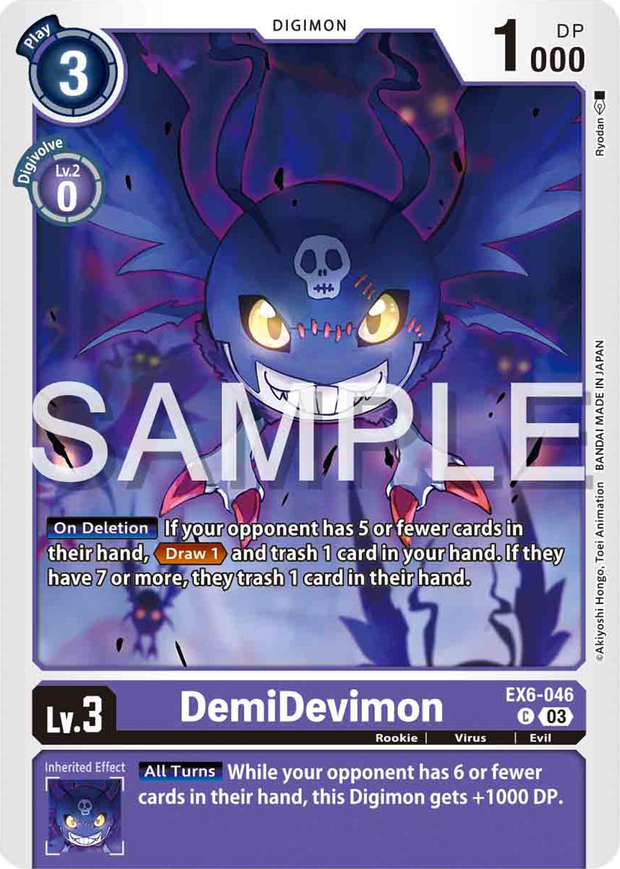 DemiDevimon [EX6-046] [Infernal Ascension] | Red Riot Games CA