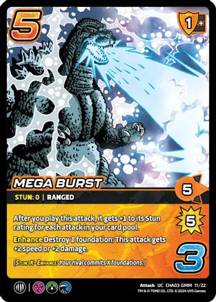 Mega Burst - Challenger Series: Godzilla + Mothra | Red Riot Games CA