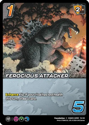 Ferocious Attacker - Challenger Series: Godzilla + Mothra | Red Riot Games CA