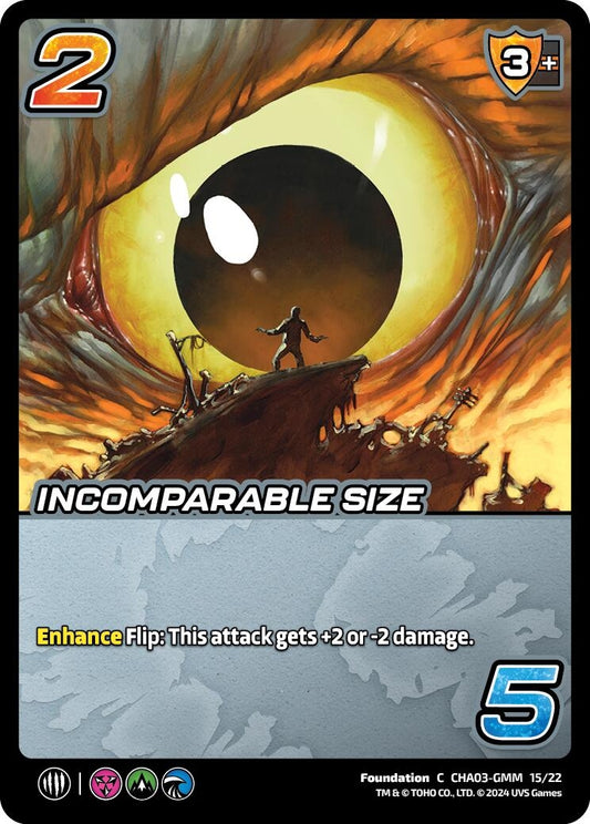 Image for Incomparable Size (CHA03-GMM 15/22)