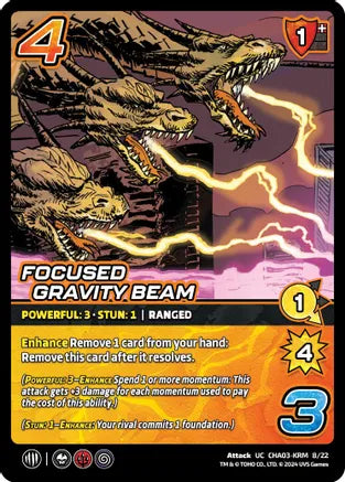 Focused Gravity Beam - Challenger Series: Godzilla + Mothra | Red Riot Games CA