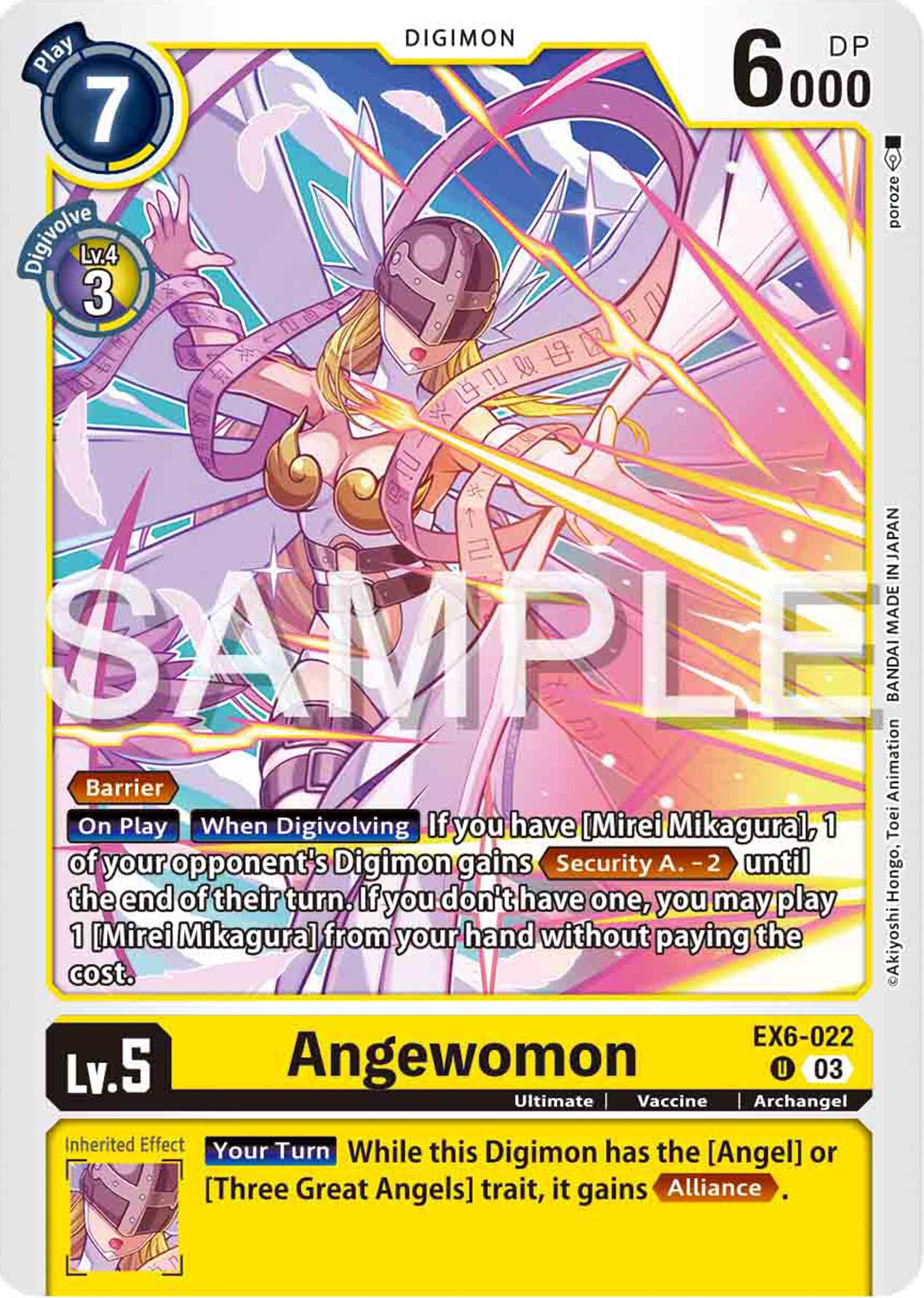Angewomon [EX6-022] [Infernal Ascension] | Red Riot Games CA