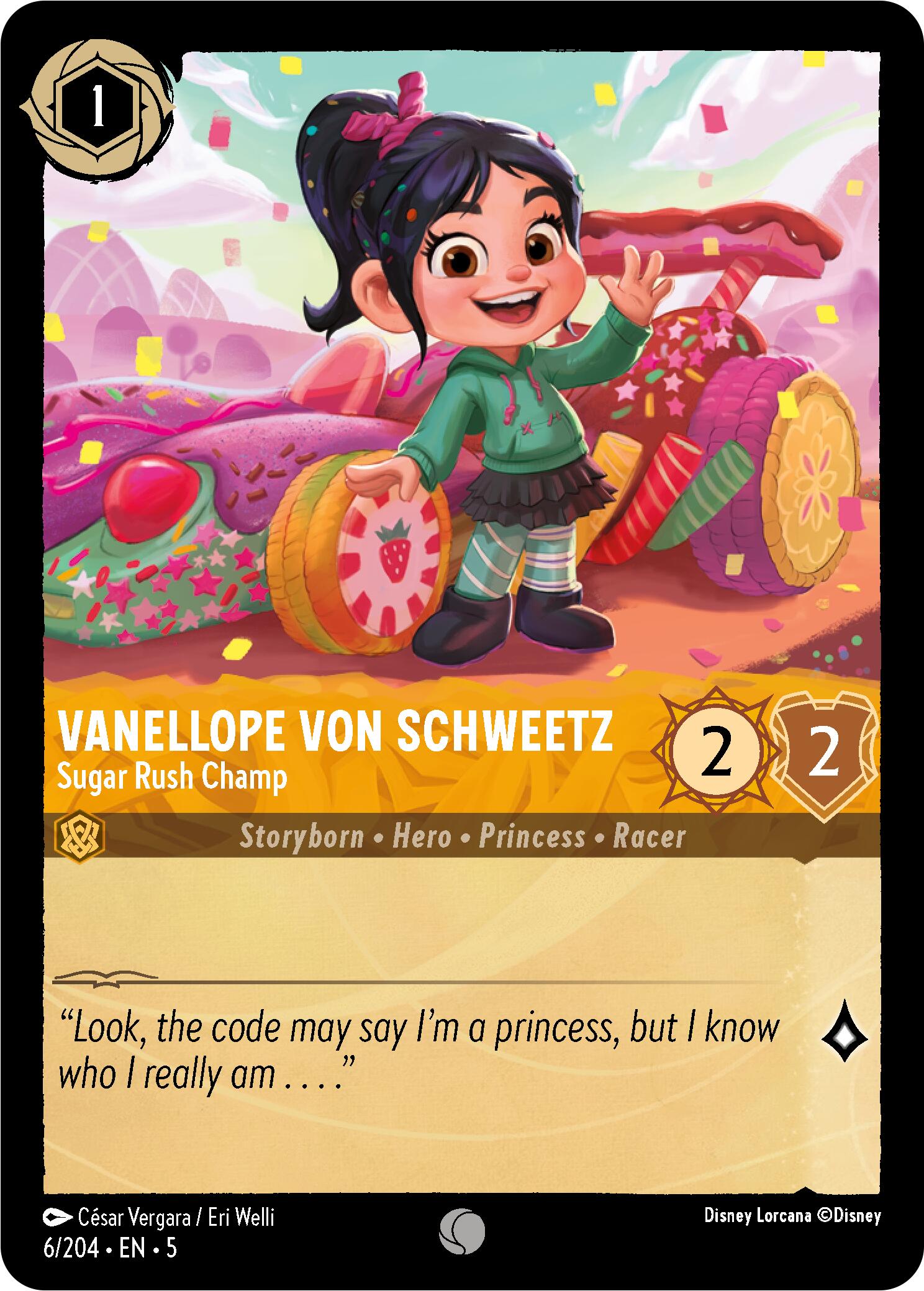 Vanellope von Schweetz - Sugar Rush Champ (6/204) [Shimmering Skies] | Red Riot Games CA