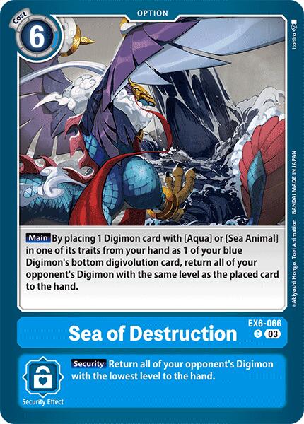 Sea of Destruction [EX6-066] [Infernal Ascension] | Red Riot Games CA