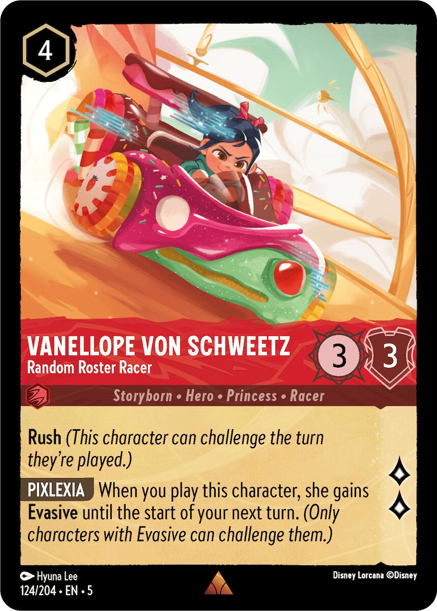 Vanellope von Schweetz - Random Roster Racer (124/204) [Shimmering Skies] | Red Riot Games CA