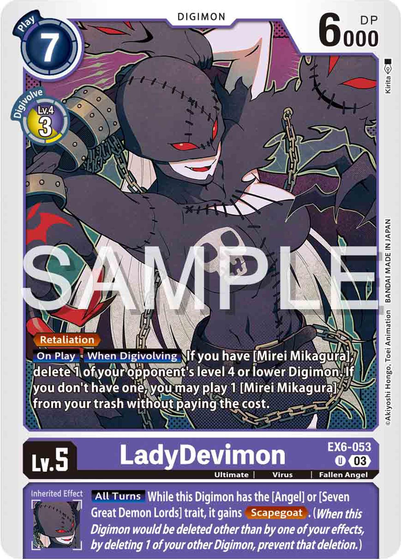 LadyDevimon [EX6-053] [Infernal Ascension] | Red Riot Games CA