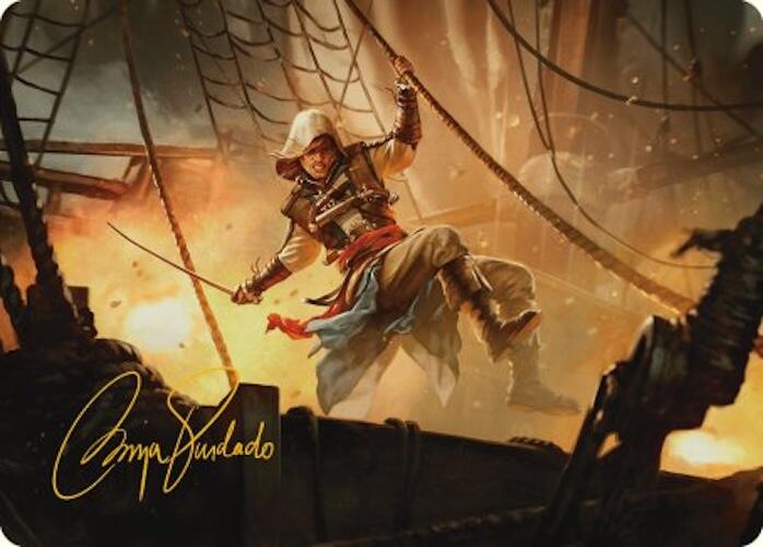 Edward Kenway Art Card (Gold-Stamped Signature) [Assassin's Creed Art Series] | Red Riot Games CA