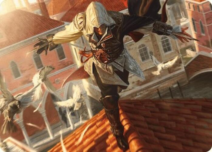 Ezio, Blade of Vengeance Art Card [Assassin's Creed Art Series] | Red Riot Games CA