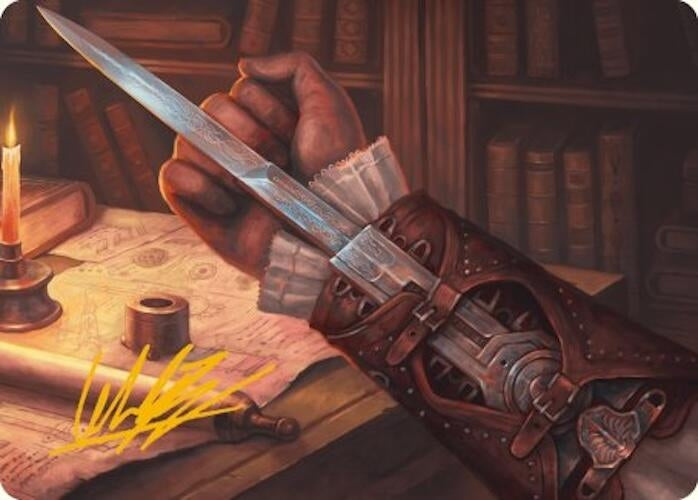 Image for Hidden Blade Art Card (Gold-Stamped Signature) (9) [ASACR]