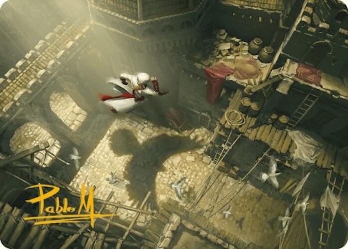 Rooftop Bypass Art Card (Gold-Stamped Signature) [Assassin's Creed Art Series] | Red Riot Games CA