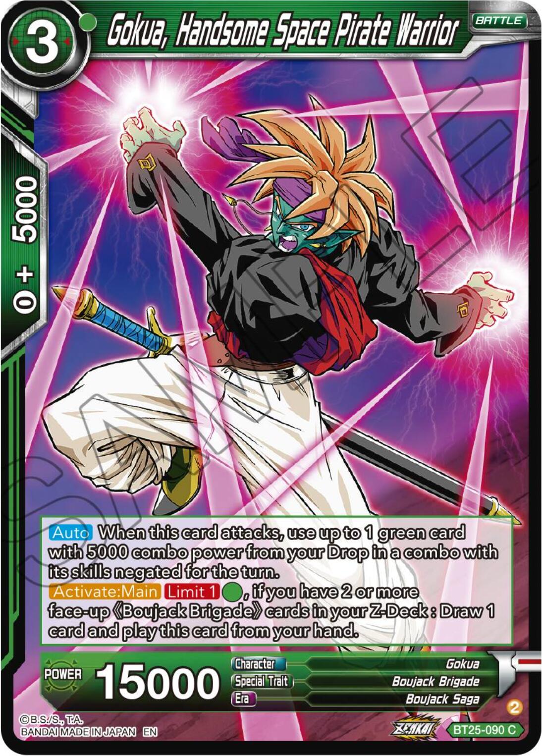 Gokua, Handsome Space Pirate Warrior (BT25-090) [Legend of the Dragon Balls] | Red Riot Games CA