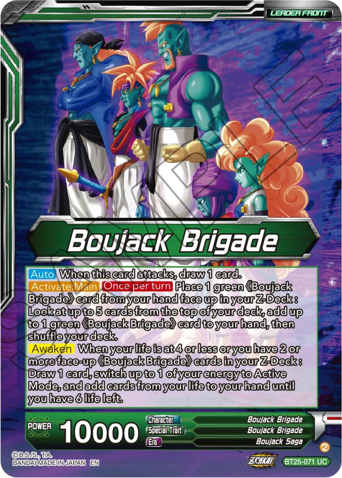 Boujack Brigade // Boujack, Crashing the Tournament (BT25-071) [Legend of the Dragon Balls] | Red Riot Games CA