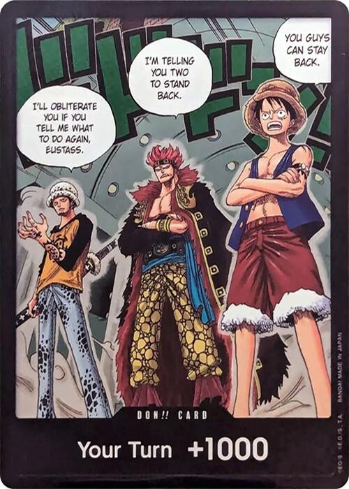 Image for DON!! Card (Trafalgar Law, Eustass Kid and Monkey.D.Luffy) (Double Pack Set Vol. 4) [500 Years in the Future]