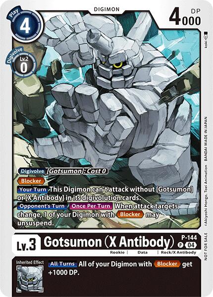 Gotsumon (X Antibody) [P-144] (Store Tournament 2024 Jul. – Sep. Participation Pack) [Promotional Cards] | Red Riot Games CA