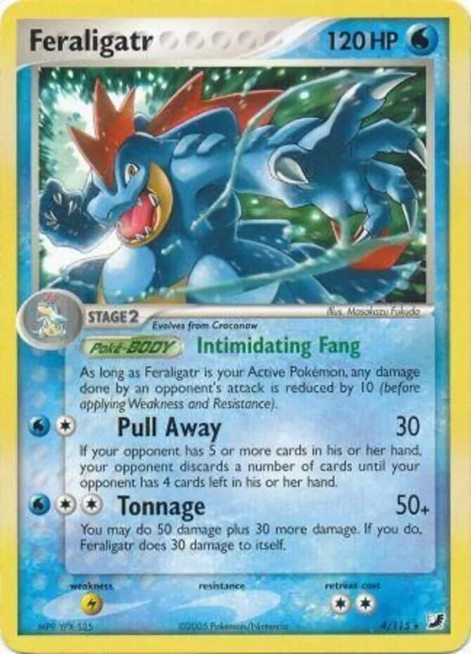 Feraligatr (4/115) (Theme Deck Exclusives) [EX: Unseen Forces] | Red Riot Games CA