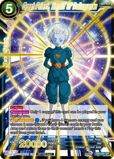 Great Priest, Herald of Deliverance (Alternate Art) (DB2-061) [Tournament Promotion Cards] | Red Riot Games CA