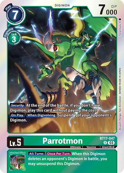 Parrotmon [BT17-047] [Secret Crisis] | Red Riot Games CA