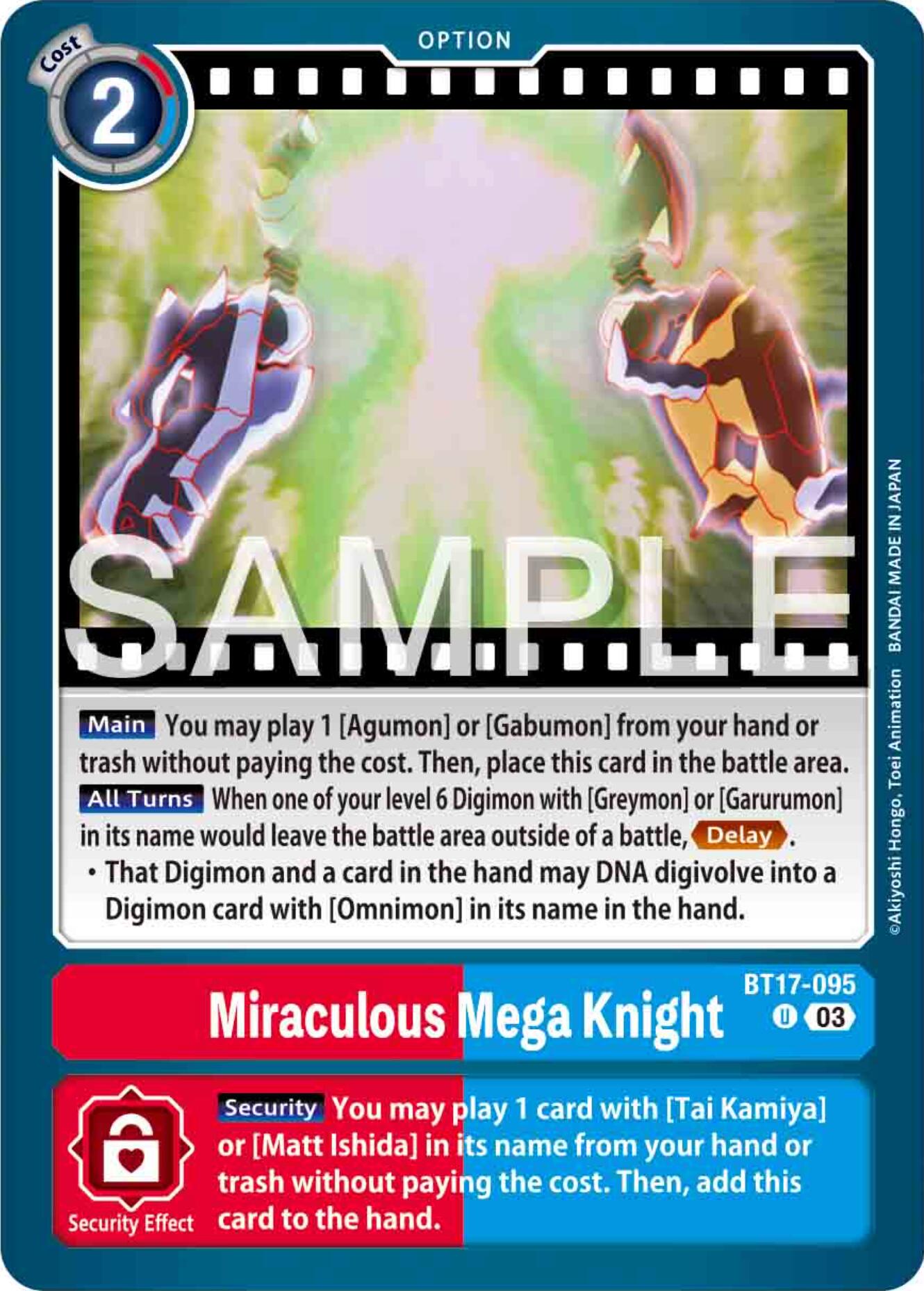 Miraculous Mega Knight [BT17-095] [Secret Crisis] | Red Riot Games CA