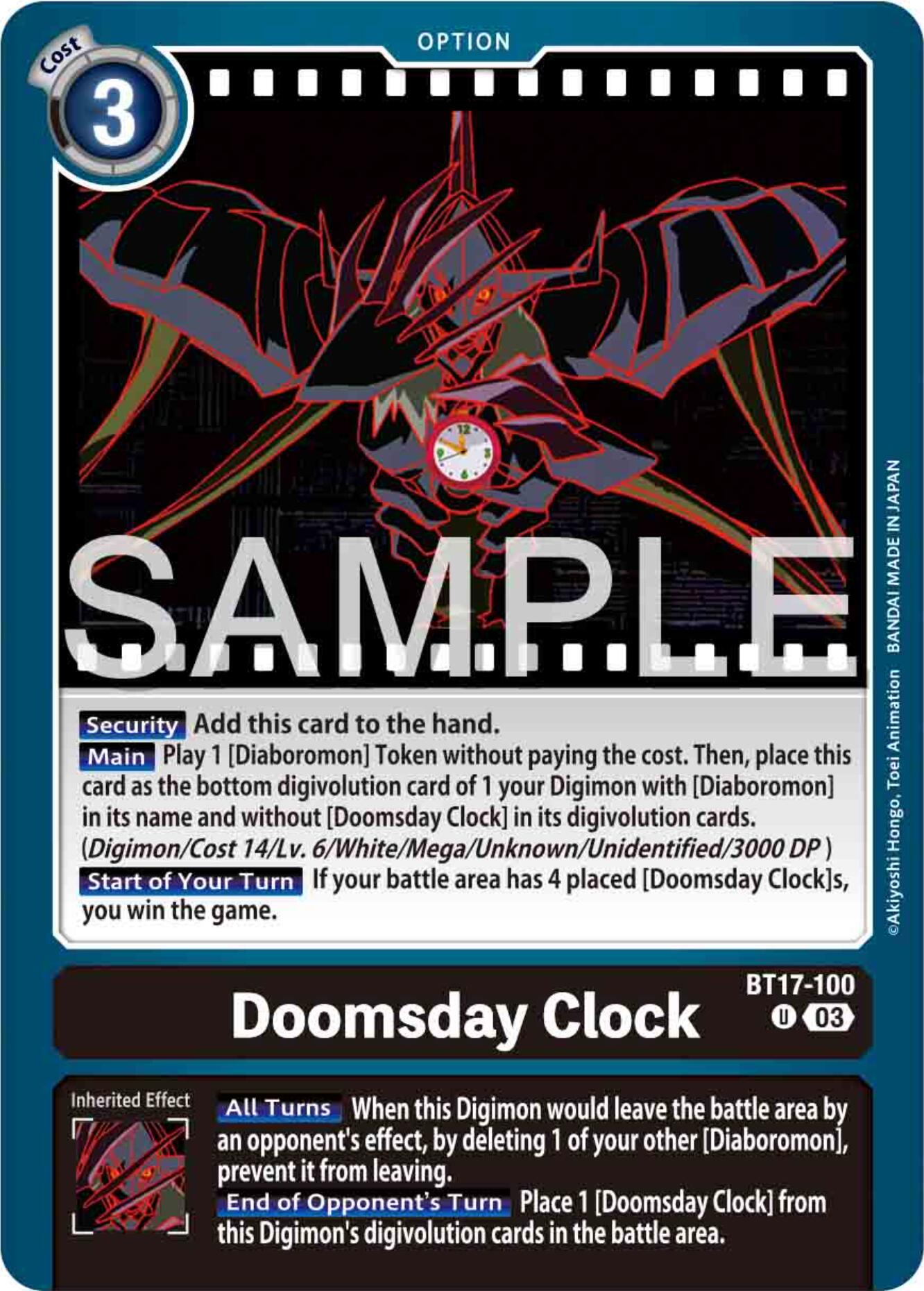 Doomsday Clock [BT17-100] [Secret Crisis] | Red Riot Games CA