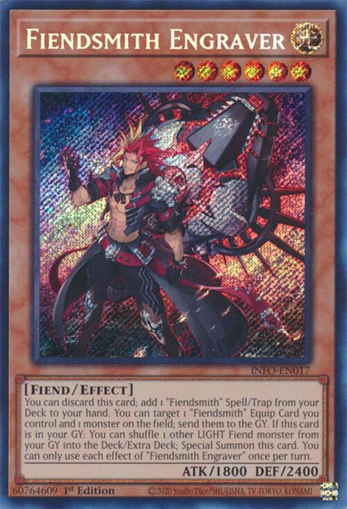 Fiendsmith Engraver [INFO-EN017] Secret Rare | Red Riot Games CA