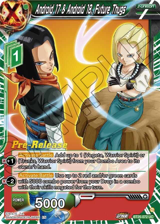 Android 17 & Android 18, Future Thugs (BT25-072) [Legend of the Dragon Balls Prerelease Promos] | Red Riot Games CA