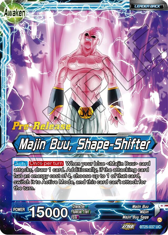 Majin Buu // Majin Buu, Shape-Shifter (BT25-037) [Legend of the Dragon Balls Prerelease Promos] | Red Riot Games CA