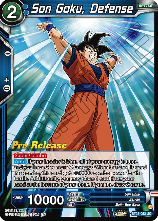 Son Goku, Defense (BT25-052) [Legend of the Dragon Balls Prerelease Promos] | Red Riot Games CA