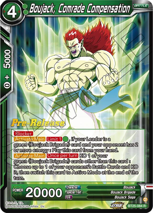 Boujack, Comrade Compensation (BT25-084) [Legend of the Dragon Balls Prerelease Promos] | Red Riot Games CA