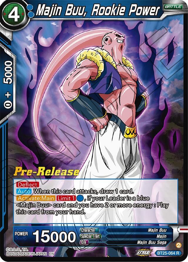 Majin Buu, Rookie Power (BT25-064) [Legend of the Dragon Balls Prerelease Promos] | Red Riot Games CA