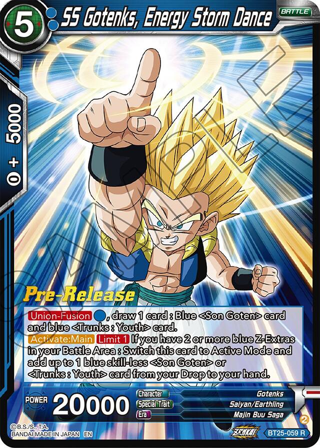 SS Gotenks, Energy Storm Dance (BT25-059) [Legend of the Dragon Balls Prerelease Promos] | Red Riot Games CA