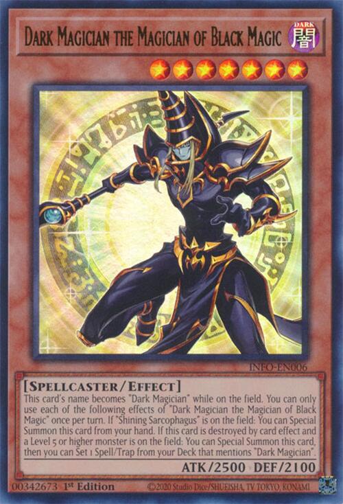 Dark Magician the Magician of Black Magic [INFO-EN006] Ultra Rare | Red Riot Games CA