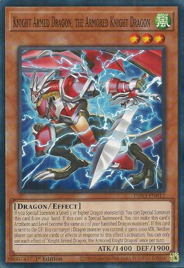 Knight Armed Dragon, the Armored Knight Dragon [INFO-EN012] Common | Red Riot Games CA