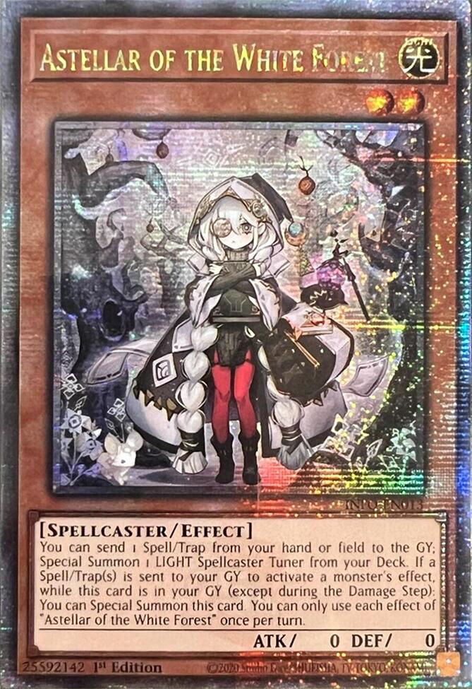 Astellar of the White Forest (Quarter Century Secret Rare) [INFO-EN013] Quarter Century Secret Rare | Red Riot Games CA