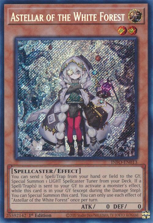 Astellar of the White Forest [INFO-EN013] Secret Rare | Red Riot Games CA