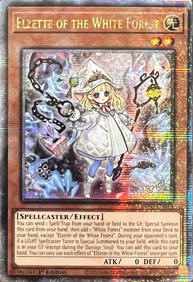 Elzette of the White Forest (Quarter Century Secret Rare) [INFO-EN014] Quarter Century Secret Rare | Red Riot Games CA