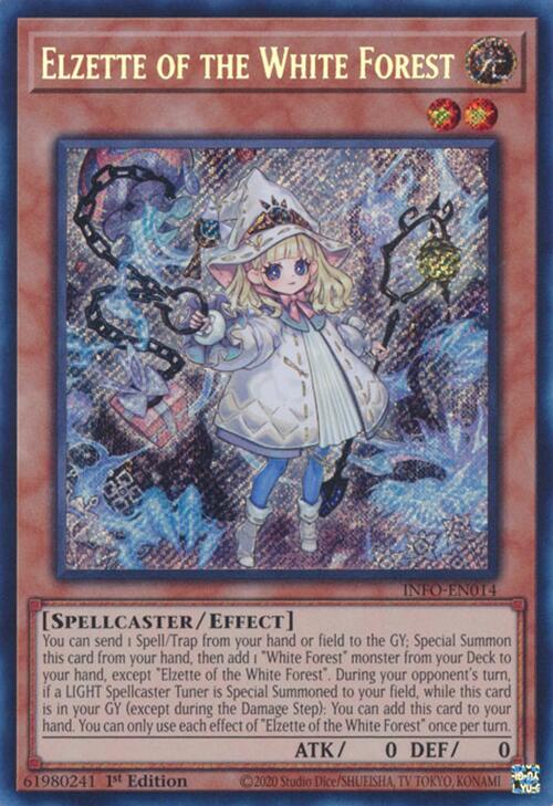 Elzette of the White Forest [INFO-EN014] Secret Rare | Red Riot Games CA