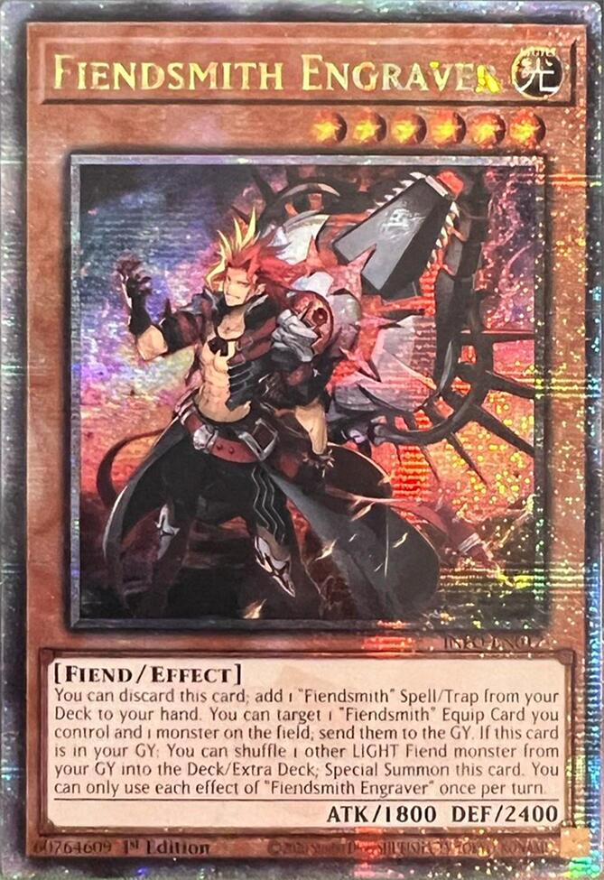 Fiendsmith Engraver (Quarter Century Secret Rare) [INFO-EN017] Quarter Century Secret Rare | Red Riot Games CA