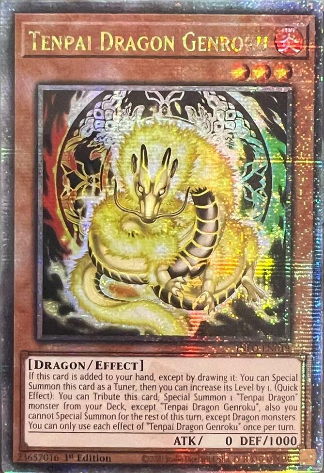 Tenpai Dragon Genroku (Quarter Century Secret Rare) [INFO-EN019] Quarter Century Secret Rare | Red Riot Games CA