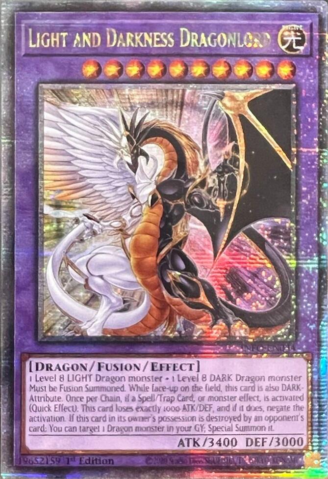 Light and Darkness Dragonlord (Quarter Century Secret Rare) [INFO-EN034] Quarter Century Secret Rare | Red Riot Games CA