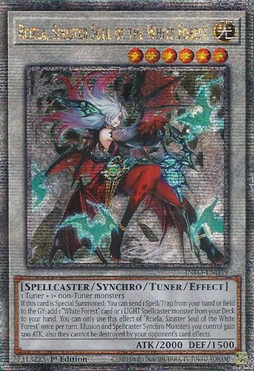 Rciela, Sinister Soul of the White Forest (Quarter Century Secret Rare) [INFO-EN039] Quarter Century Secret Rare | Red Riot Games CA