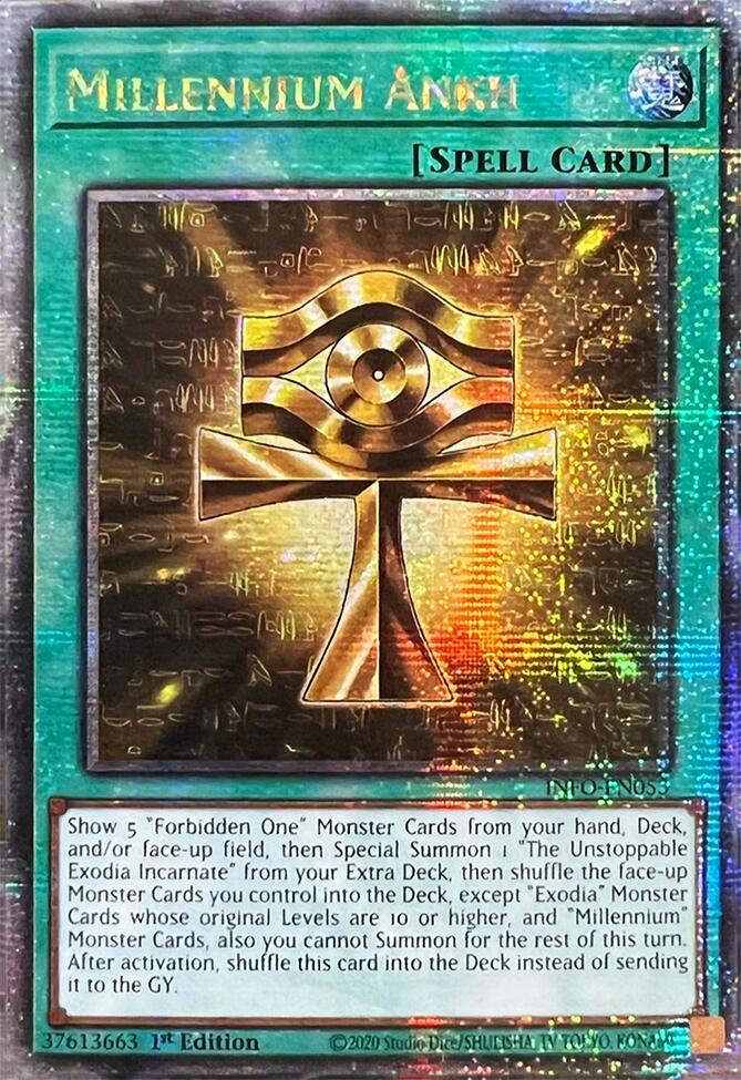 Millennium Ankh (Quarter Century Secret Rare) [INFO-EN053] Quarter Century Secret Rare | Red Riot Games CA